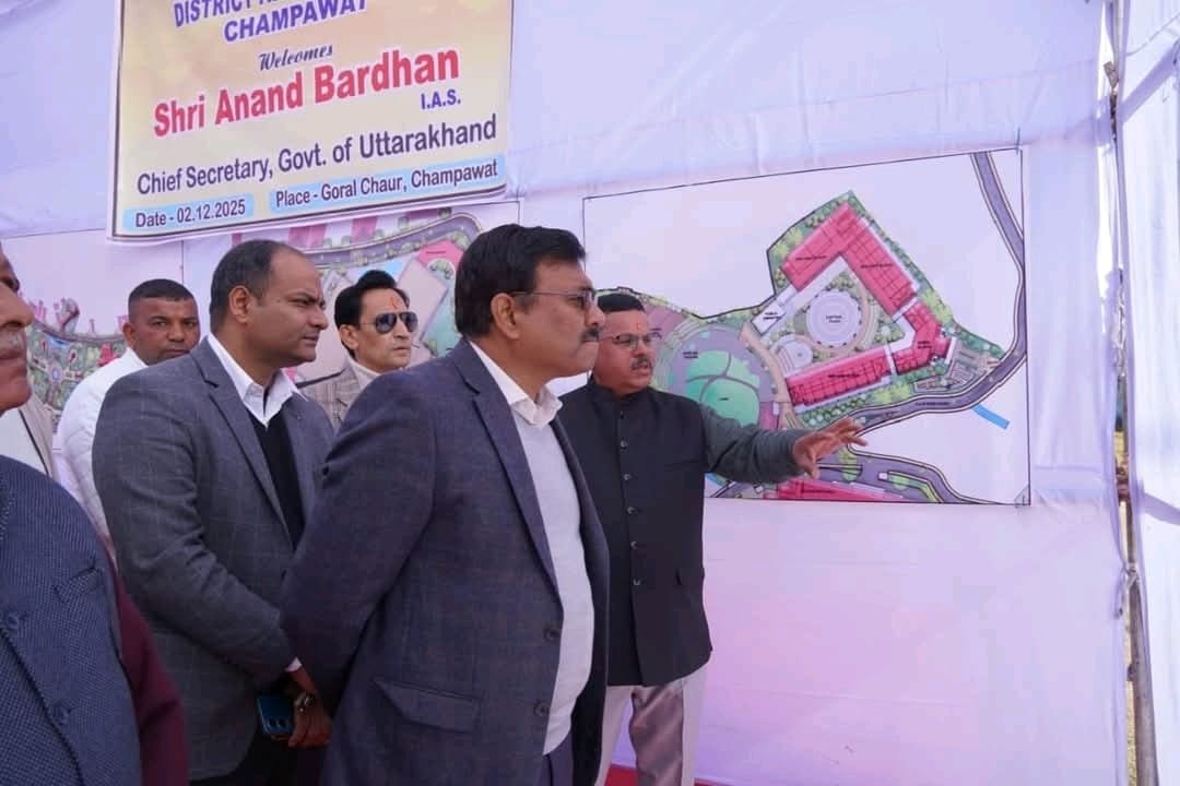 मुख्य सचिव आनन्द बर्द्धन ने बालेश्वर मंदिर परिसर का किया स्थलीय निरीक्षण, सौंदर्यीकरण कार्य कराने के दिए निर्देश