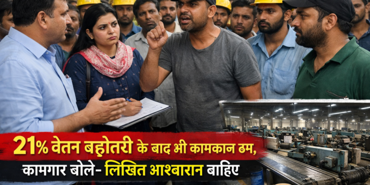 वेतन बढ़ोतरी के बाद भी नहीं थमा विवाद, औद्योगिक इकाइयों में कामकाज प्रभावित