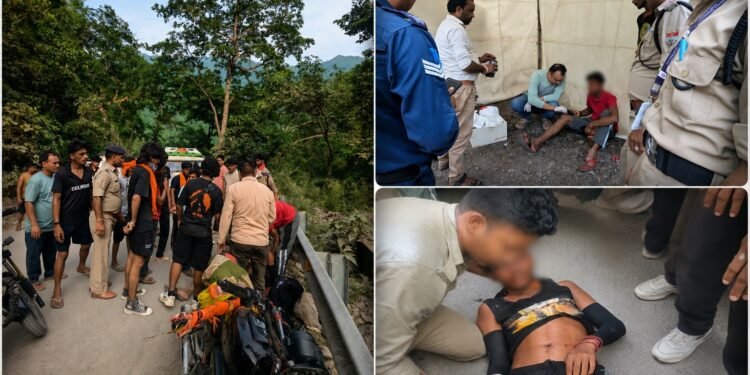 Golden Hour में पुलिस का त्वरित रिस्पांस, सड़क हादसे में घायल शिवभक्त की बचाई जान