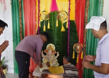 पौड़ी जिला कारागार में गणेश उत्सव का शुभारंभ, बंदियों ने की पूजा-अर्चना और आरती