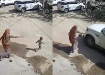सांचौर में दुकान के बाहर खेलते-खेलते सड़क पर पहुंचा मासूम, तेज रफ्तार स्कॉर्पियो ने कुचला; CCTV में कैद हुआ हादसा